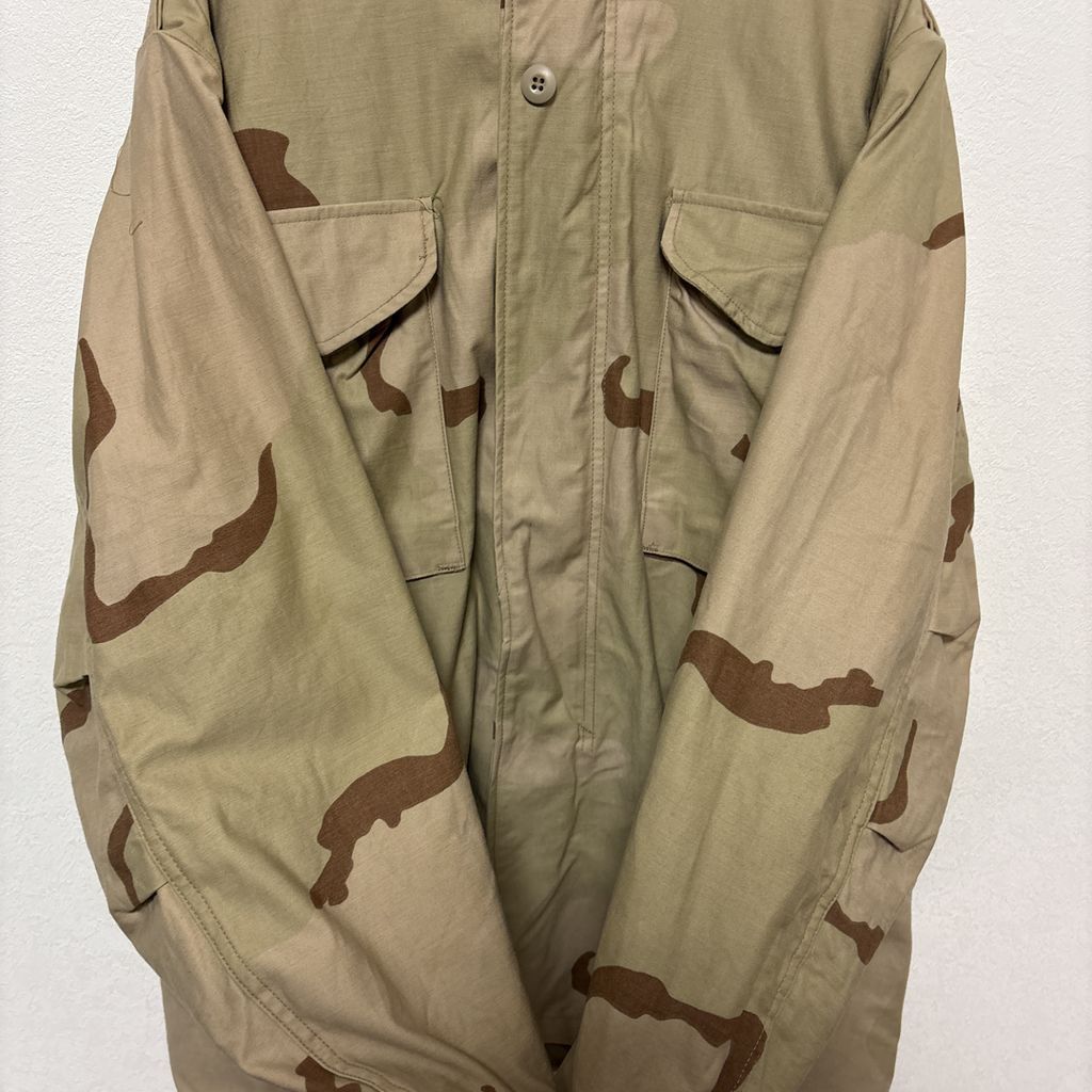 US ARMY】 89年納入 米軍 実物 M-65 デザートカモ フィールド 
