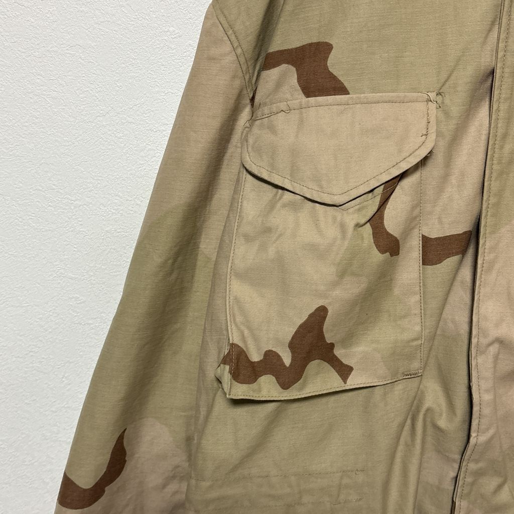 US ARMY】 89年納入 米軍 実物 M-65 デザートカモ フィールド 