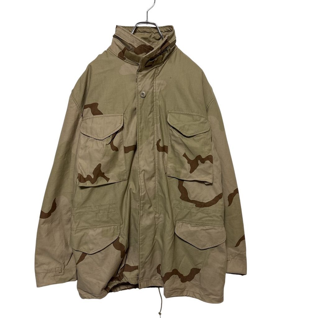 US ARMY】 89年納入 米軍 実物 M-65 デザートカモ フィールド 