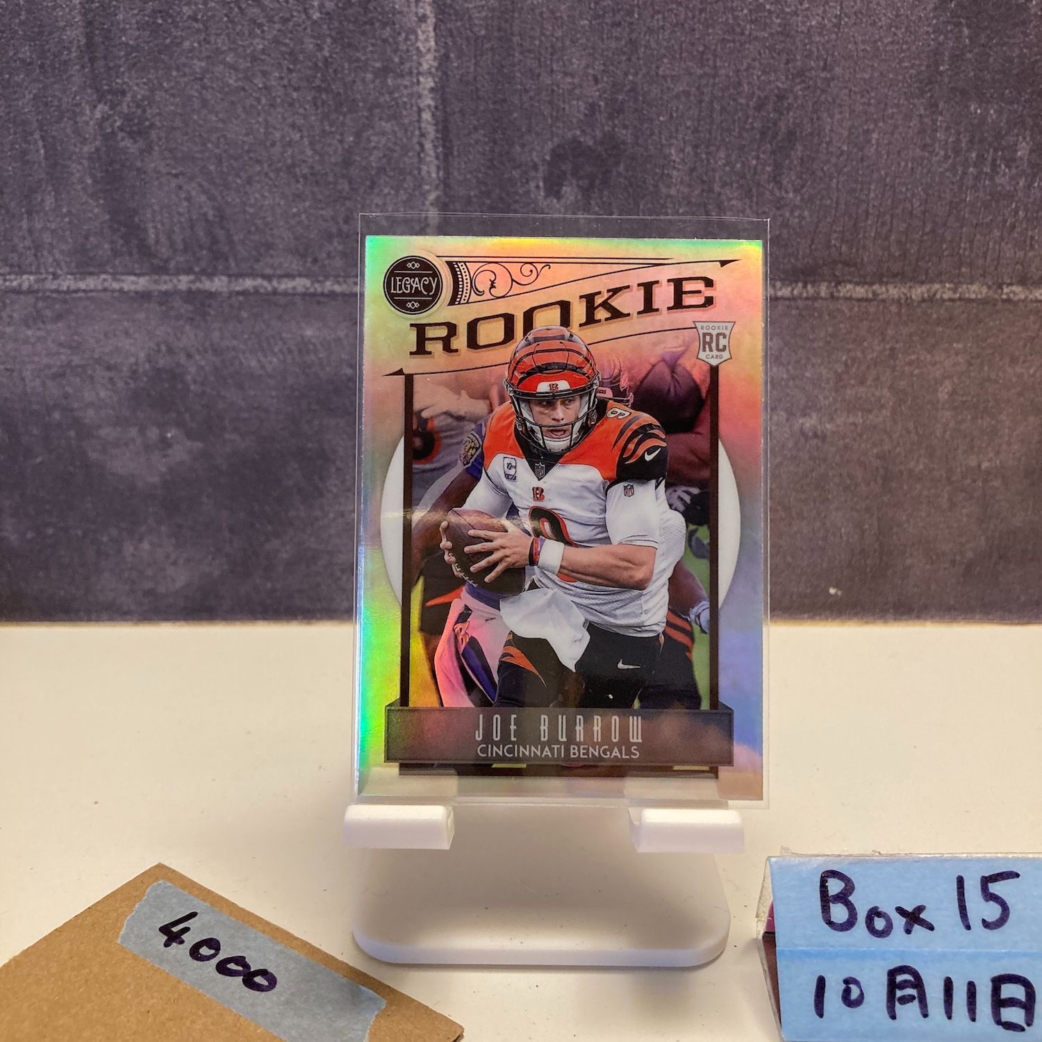 その他 Joe Burrow RC Auto panini 2020 Panini Joe Burrow Cincinnati Bengals Legacy Prizm RC ルーキー