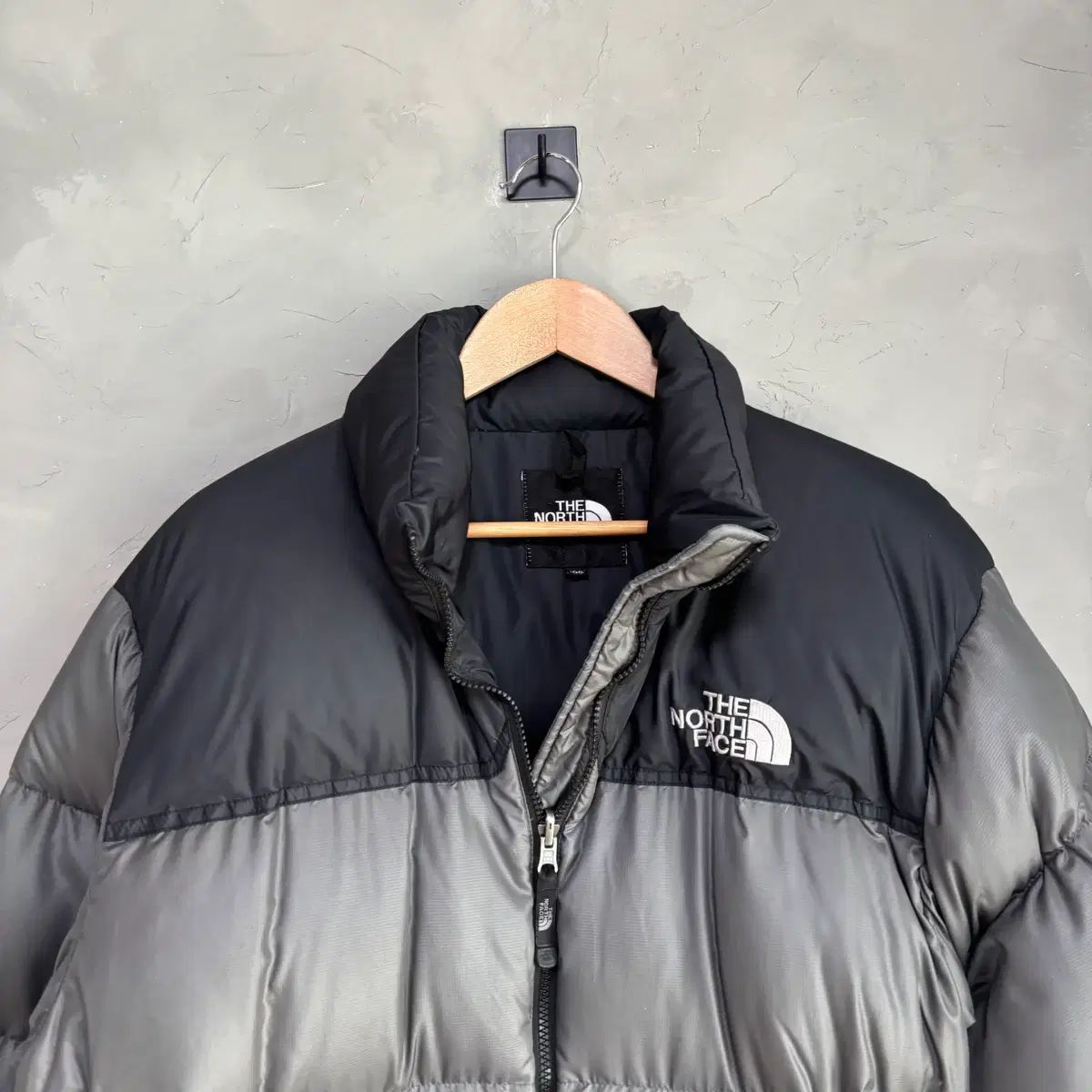 THE NORTH FACE 700 ヌプシ グースダウン ダウン ダークグレー