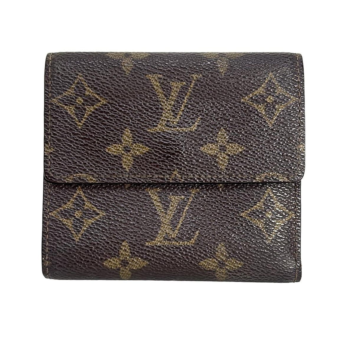 LOUIS VUITTON(ルイヴィトン) Wホック財布 モノグラム ポルトモネビエ