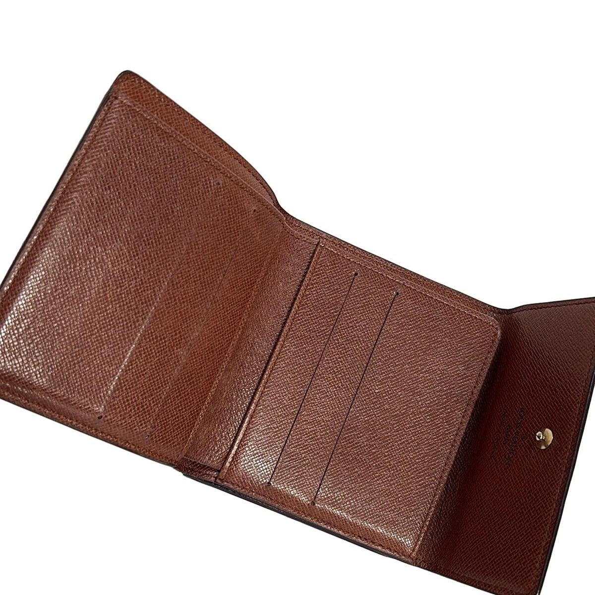 LOUIS VUITTON(ルイヴィトン) Wホック財布 モノグラム ポルトモネビエ