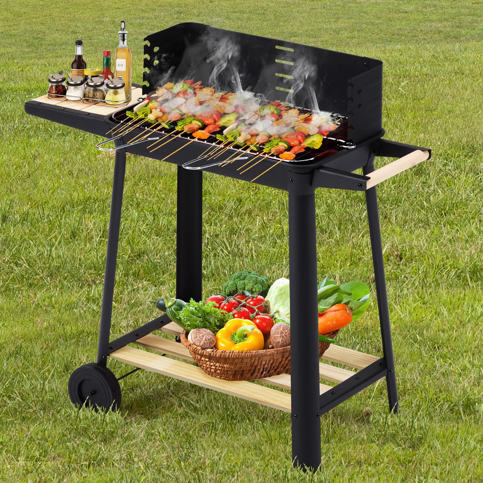 数量限定セール」 バーベキューコンロ BBQコンロ 焼き網 防風板