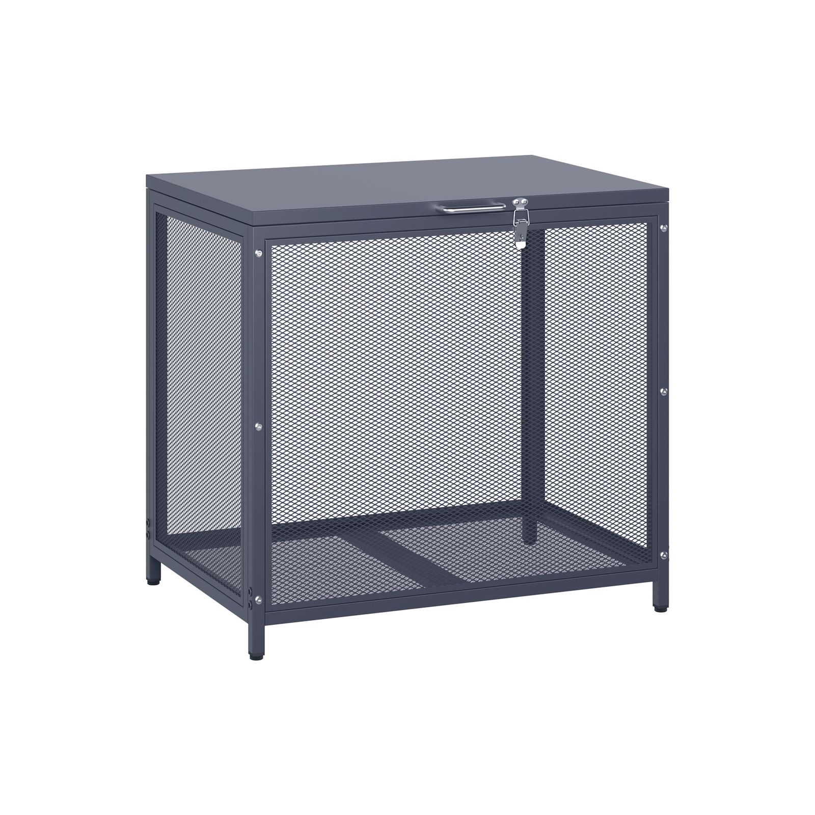 数量 屋外ゴミ収納庫 メッシュデザイン ゴミ箱 屋外 ゴミ収集ボックス ごみ集積所 大容量 カラスよけ 野良猫対策 ゴミ荒らし防止 庭用 容量168 L