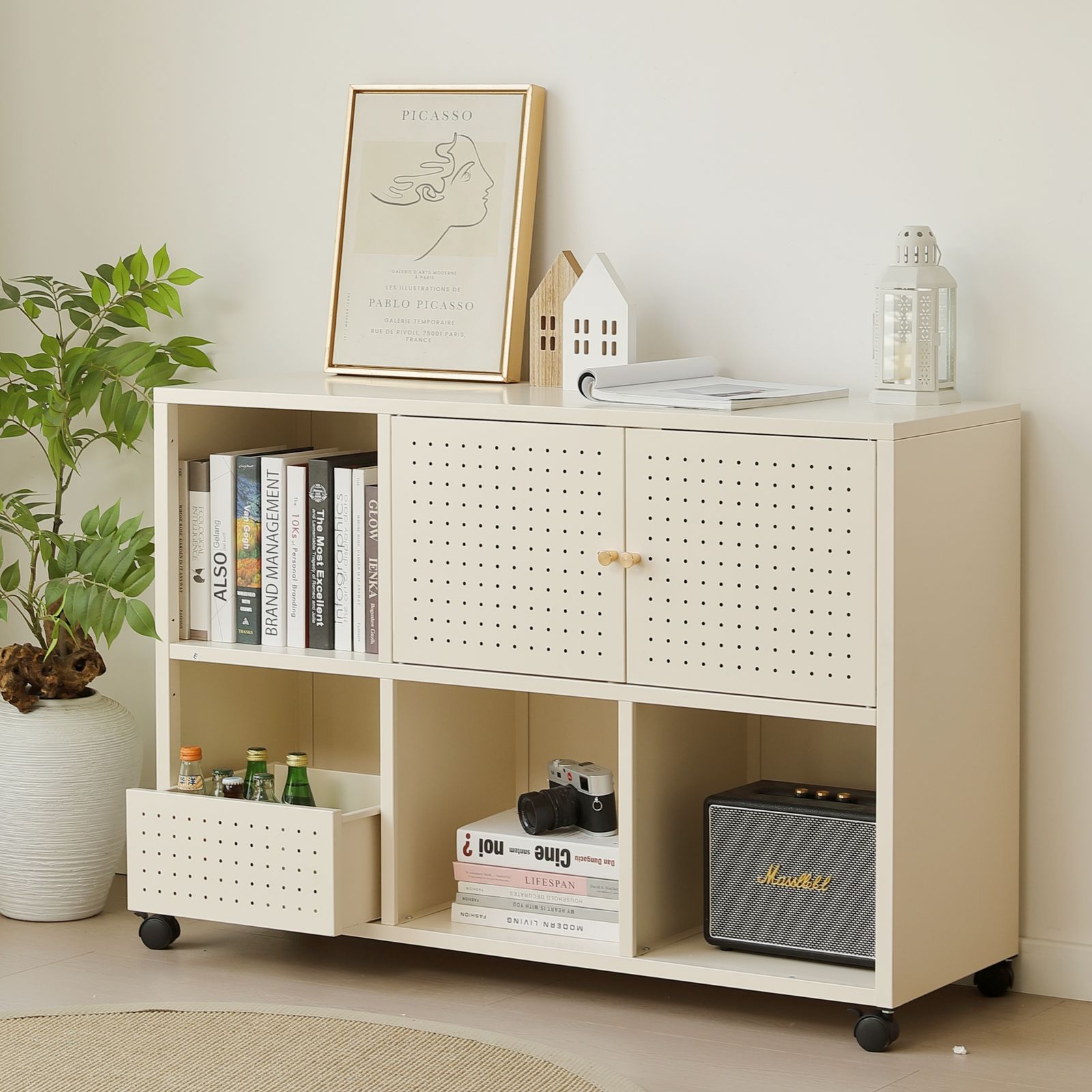 数量限定セール」 キャビネット スチール サイドボード 本物