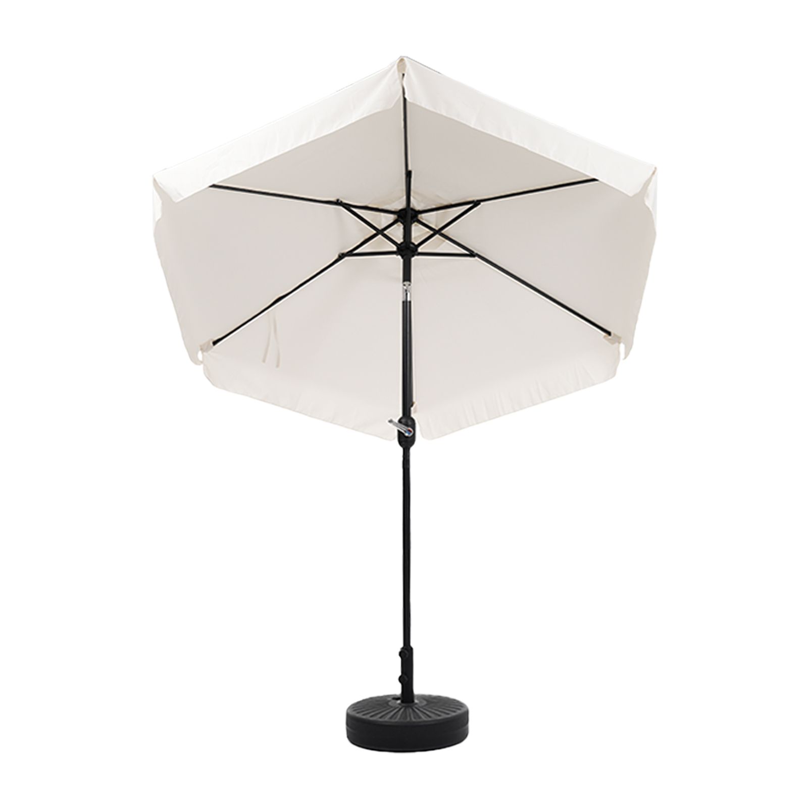 数量限定セール」 【TYPEBベージュ+ベース付き】パラソル ハンドル