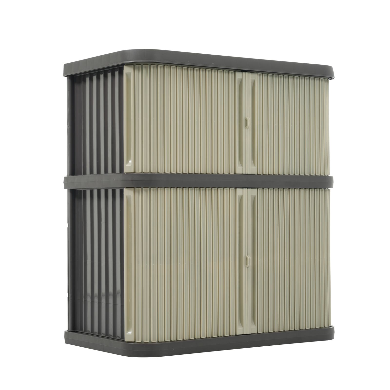 数量 ミニロッカー 物置 樹脂 小型 収納 おしゃれ 玄関 庭 ガーデニング コンパクト 子ども部屋 両開き 園芸 収納用品 収納庫 ベランダ インテリア ベージュ ブラウン