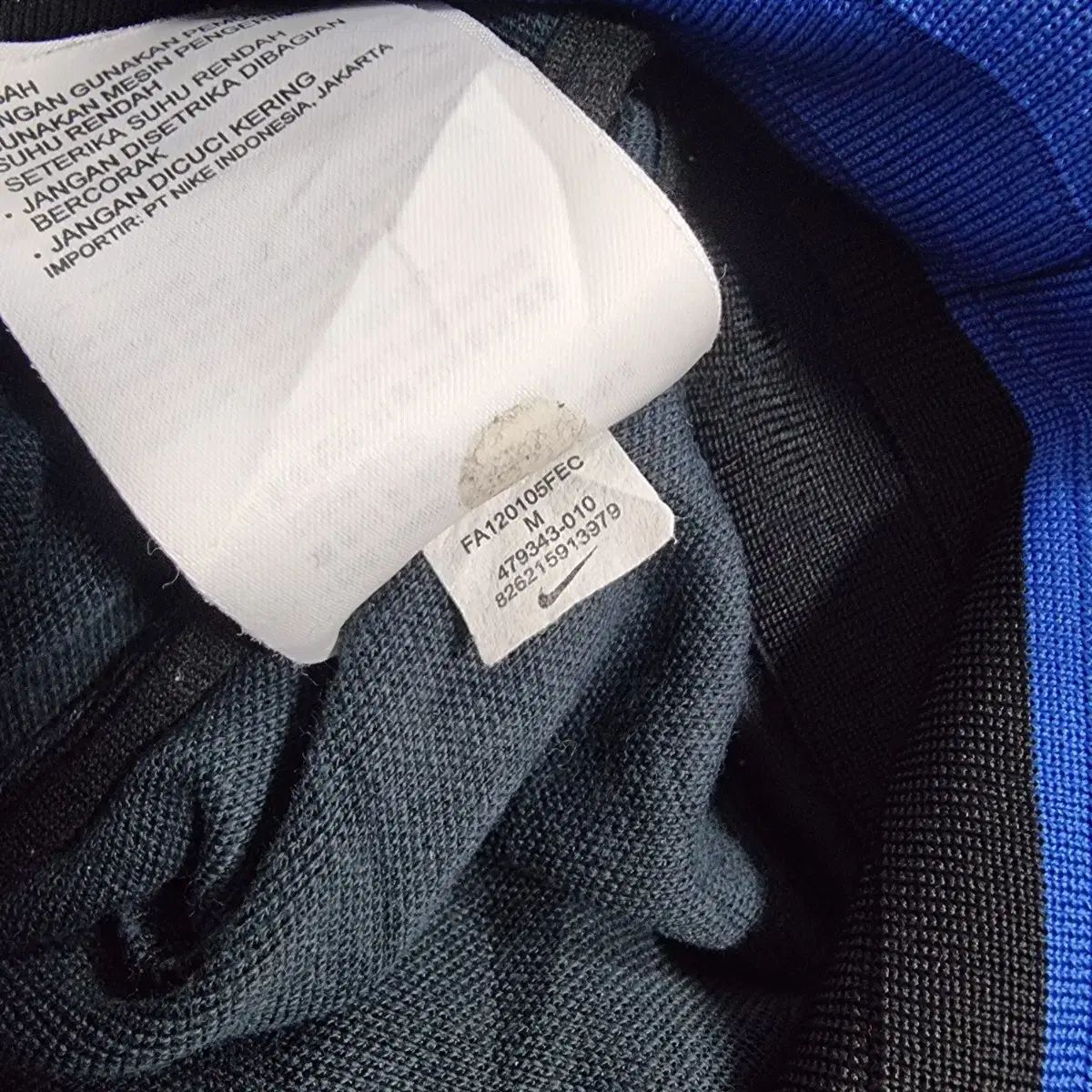 インテル・ミラノ NIKE 公式通販 Nike ユニフォーム ジャージ 12&frasl;13 12-13シーズン 半袖ジャージ ナイキ インテル 新品タグ付き。サイズXL サッカー 999's by メンズ