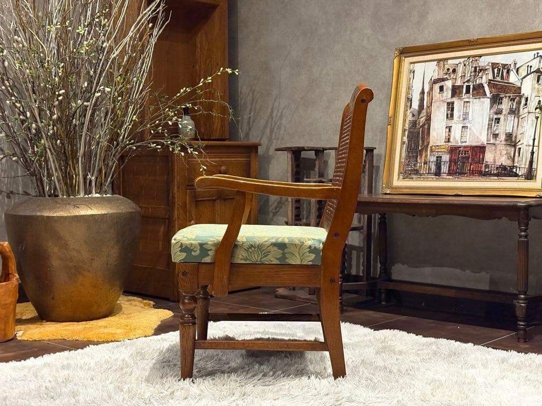 ダイニングチェア アームチェア 三越ブルージュ アンティーク