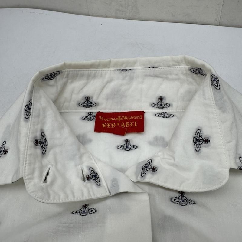 ヴィヴィアン ウエストウッド レッドレーベル オーブ ボタン 刺繍 総柄