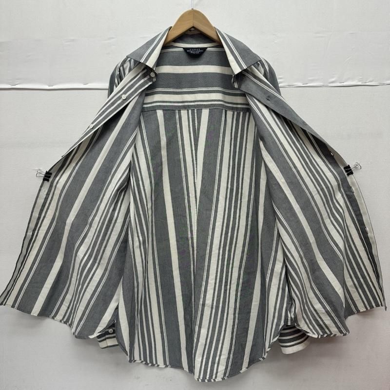 アンユーズド SILK COTTON SH シルク 混 ストライプ シャツ US1608