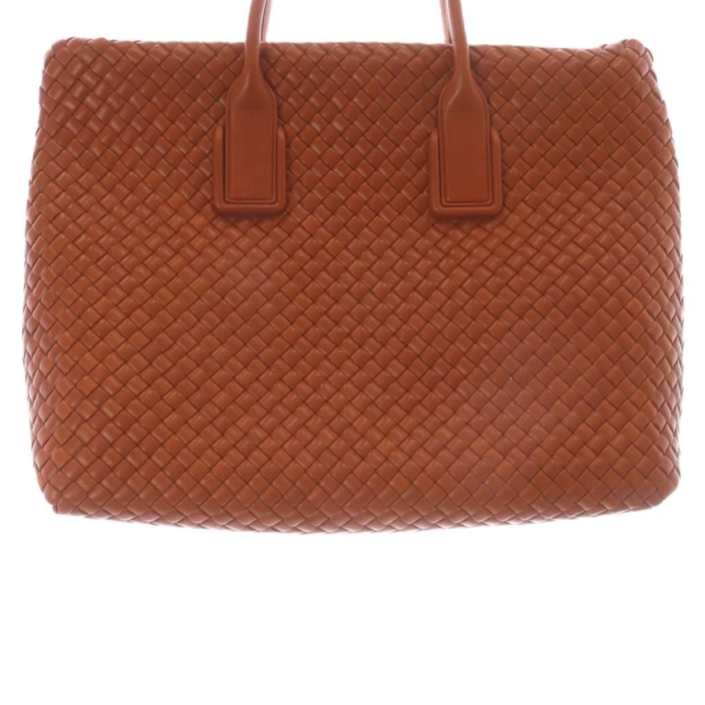 満寿子/BOTTEGA VENETA】イントレチャートバッグ オレンジ 満寿子