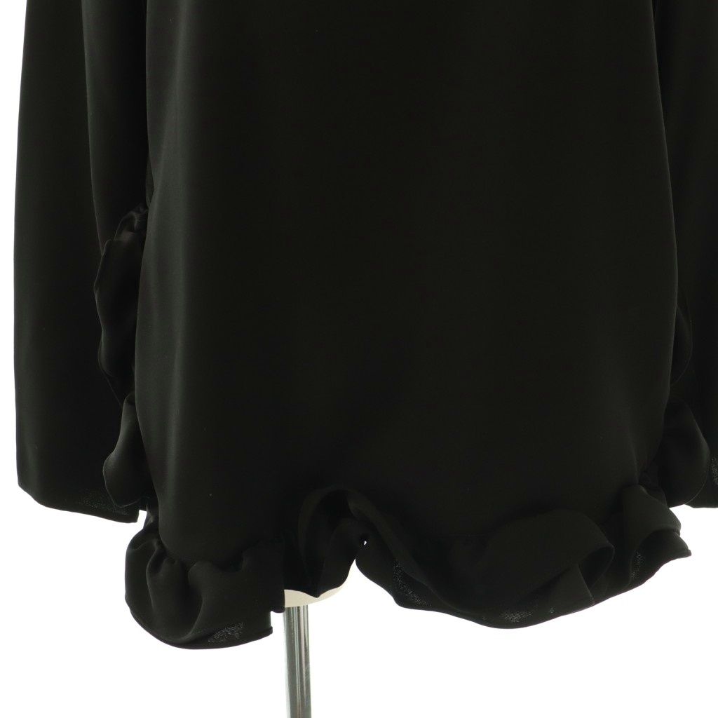 ヨーコチャン YOKO CHAN ロングスリーブフロントフリルブラウス 36