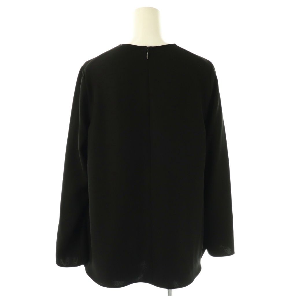 ヨーコチャン YOKO CHAN ロングスリーブフロントフリルブラウス 36