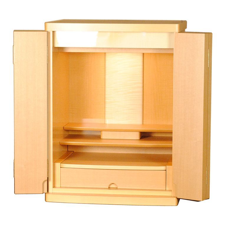 国産ミニモダン仏壇 ソナタ20号 シルパーハート材 選べる シンプル おしゃれ 小型 コンパクト