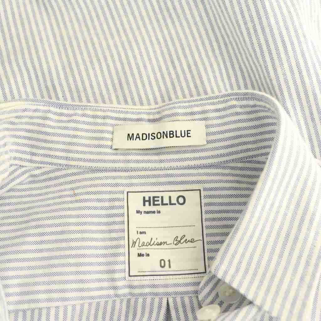 マディソンブルー MADISONBLUE 24SS MADAME LONG SHIRT OX STRIPE