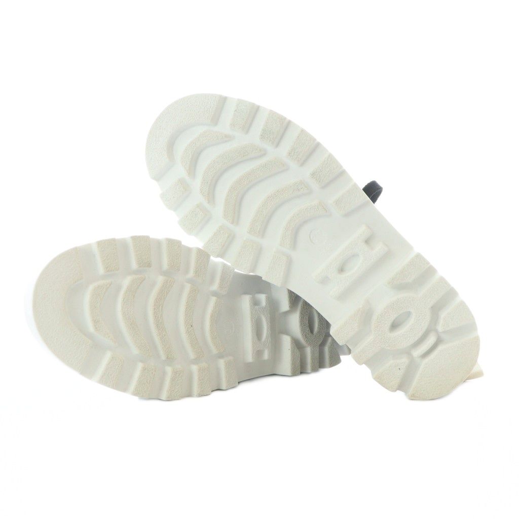 ロエベ LOEWE コンバットブーツ ハイカット スニーカー レザー 本革 37