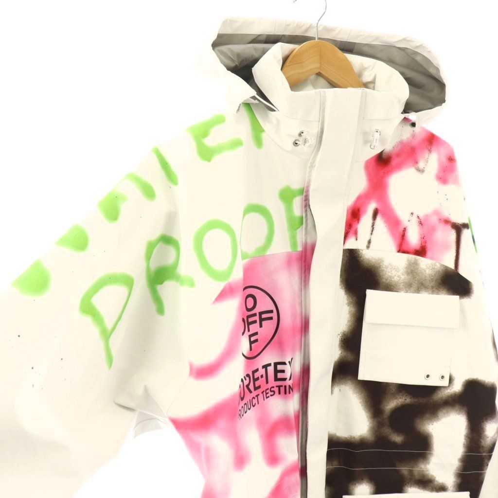 オフホワイト OFF WHITE ゴアテックス スキージャケット ジップアップ