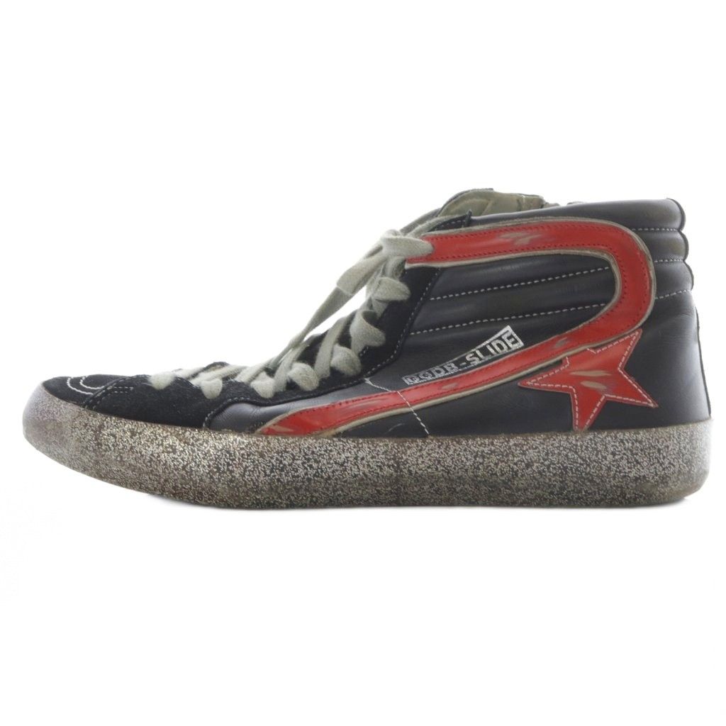 ゴールデングース GOLDEN GOOSE SLIDE ハイカットスニーカー 41 黒