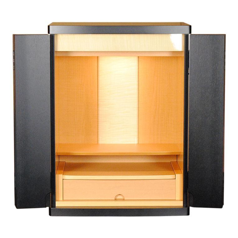  国産ミニモダン仏壇 ソナタ20号 シルパーハート ブラック 選べる シンプル おしゃれ 小型 コンパクト 仏壇 仏壇 仏具