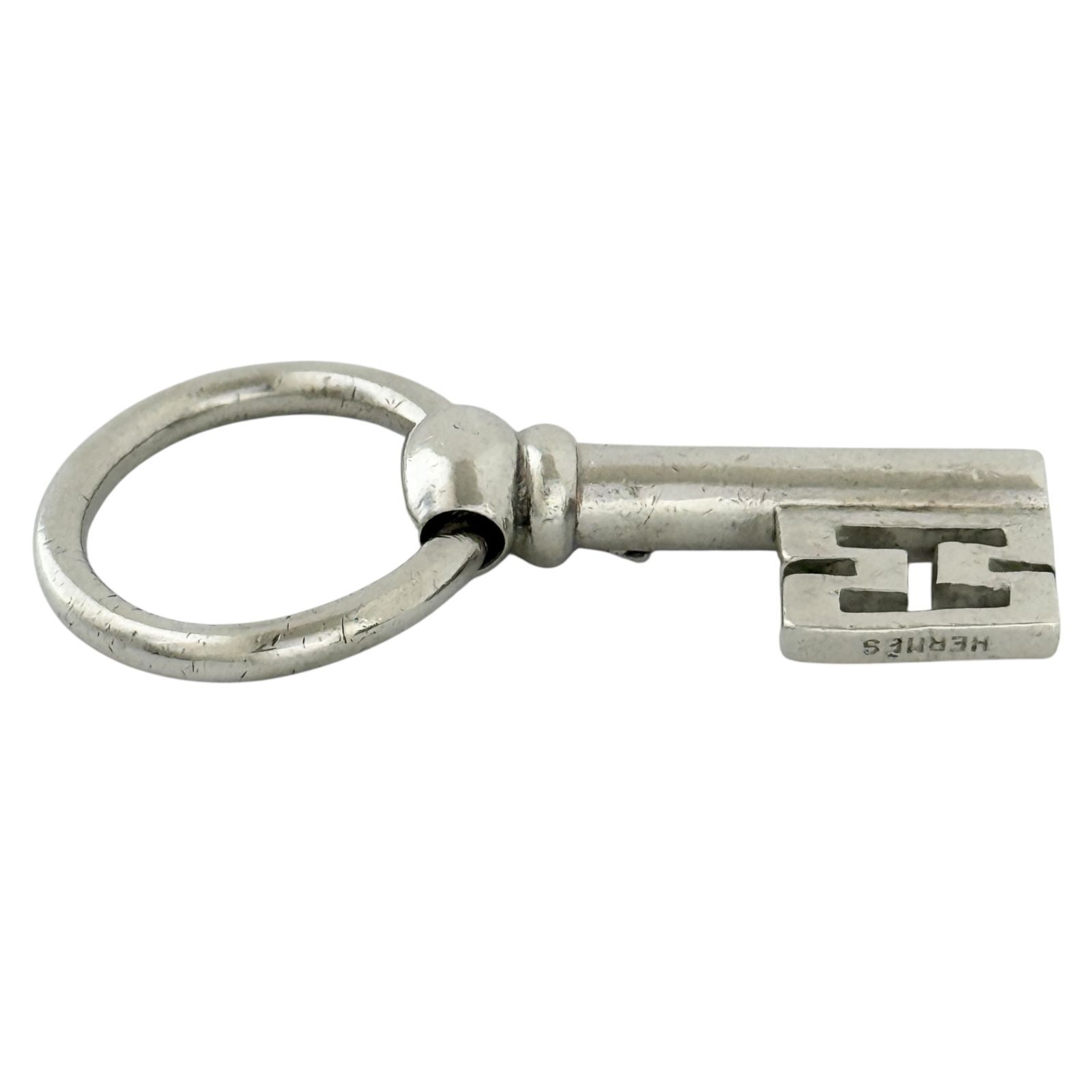 エルメス メンズ キーリング キーホルダー シルバー製 ヴィンテージ