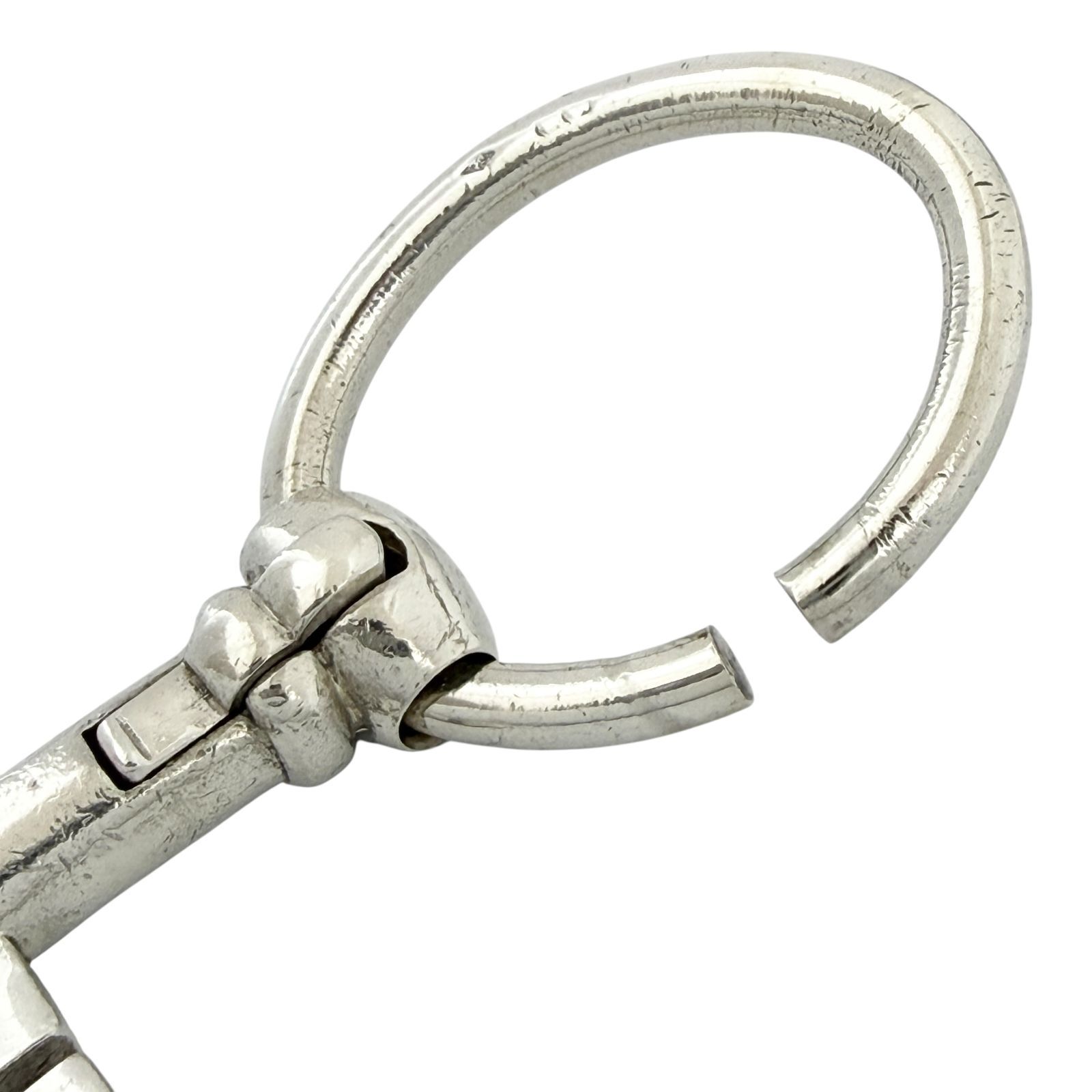 エルメス メンズ キーリング キーホルダー シルバー製 ヴィンテージ