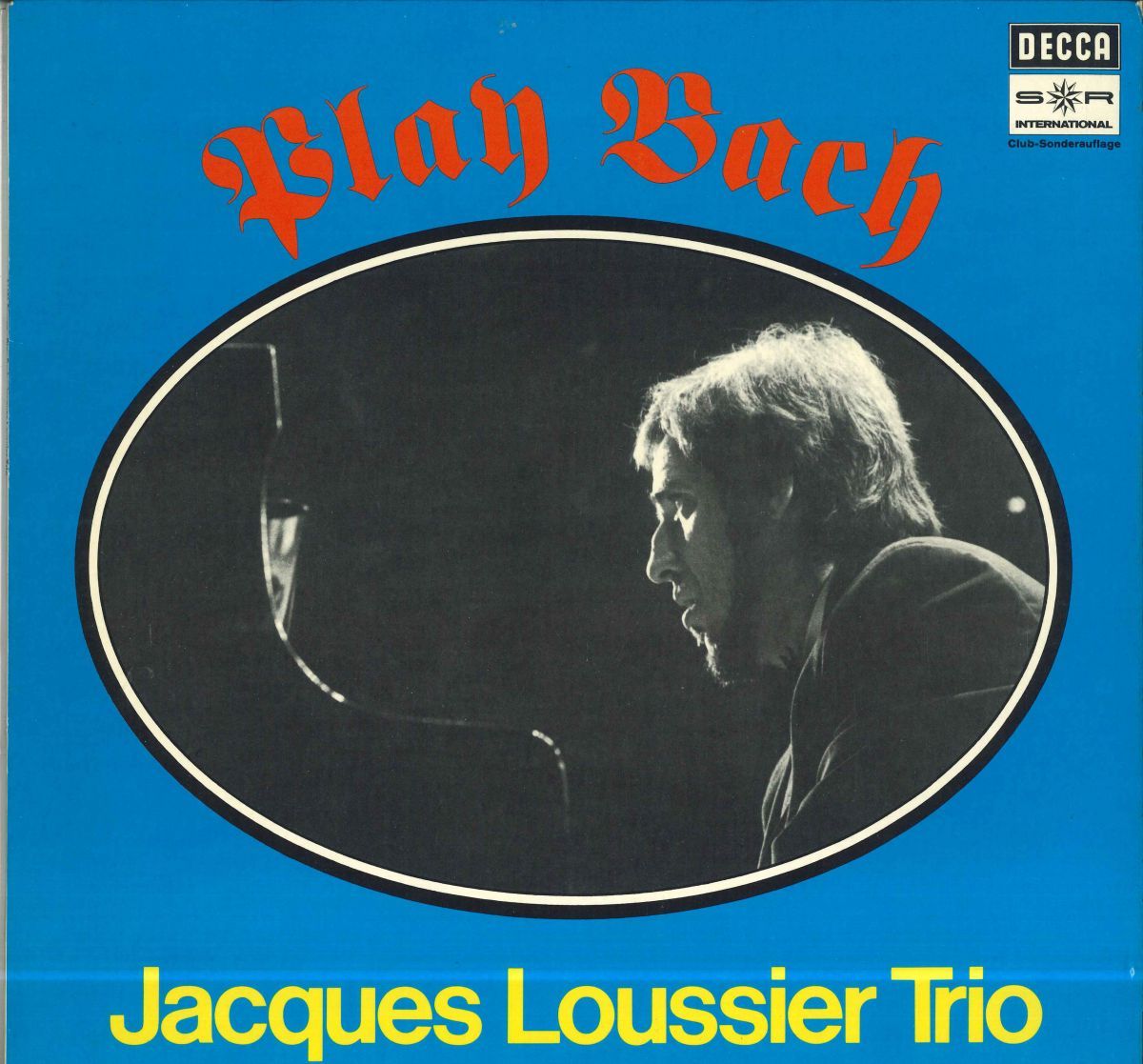 独LP ジャック・ルーシェ・トリオ プレイ・バッハ 64000 DECCA /00260