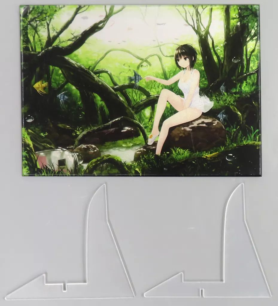 【中古】アクリルスタンド・アクリルパネル 037.aquarium(珈琲貴族) B5アクリルアートプレート 「絵師100人展 07」