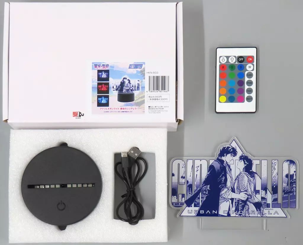 中古】雑貨 冴羽リョウ＆槇村香 都会のシンデレラ アクリルネオン