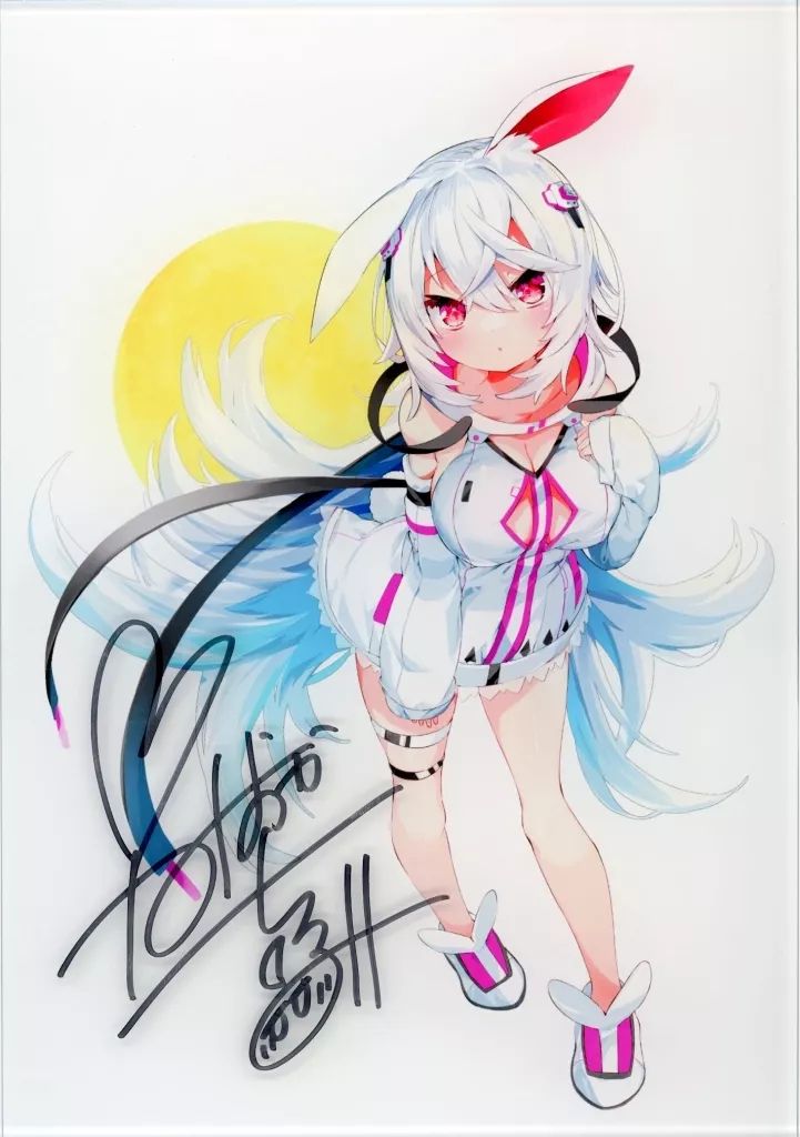 アクリルスタンド アクリルパネル ティコ 神岡ちろる 直筆サイン入りB 5アクリルボード Avatars～3 Dモデル原画展～ 会場 抽選販売グッズ