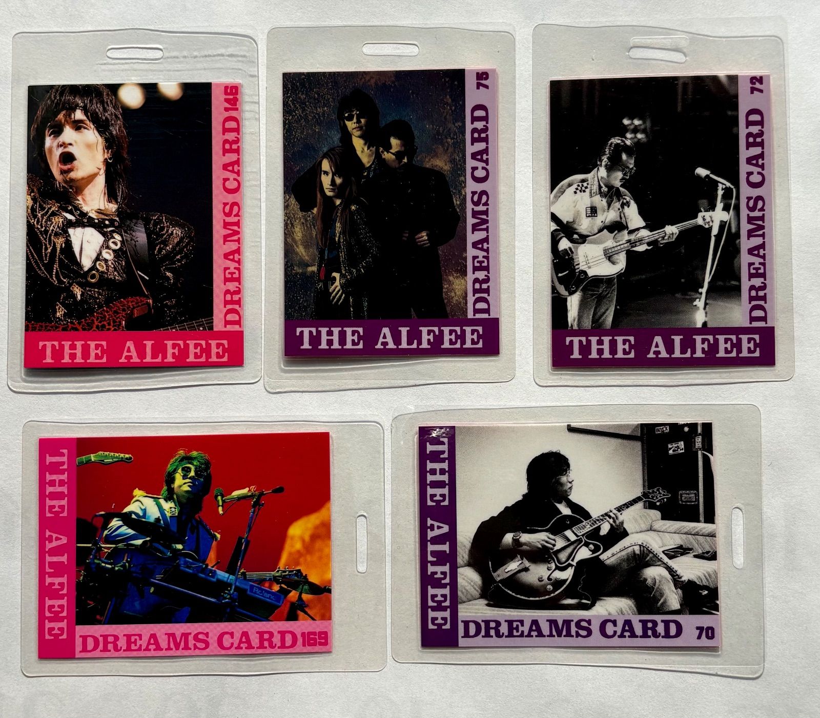 THE ALFEE グッズ DREAMS CARD トレカ 5枚セット -1 - メルカリ