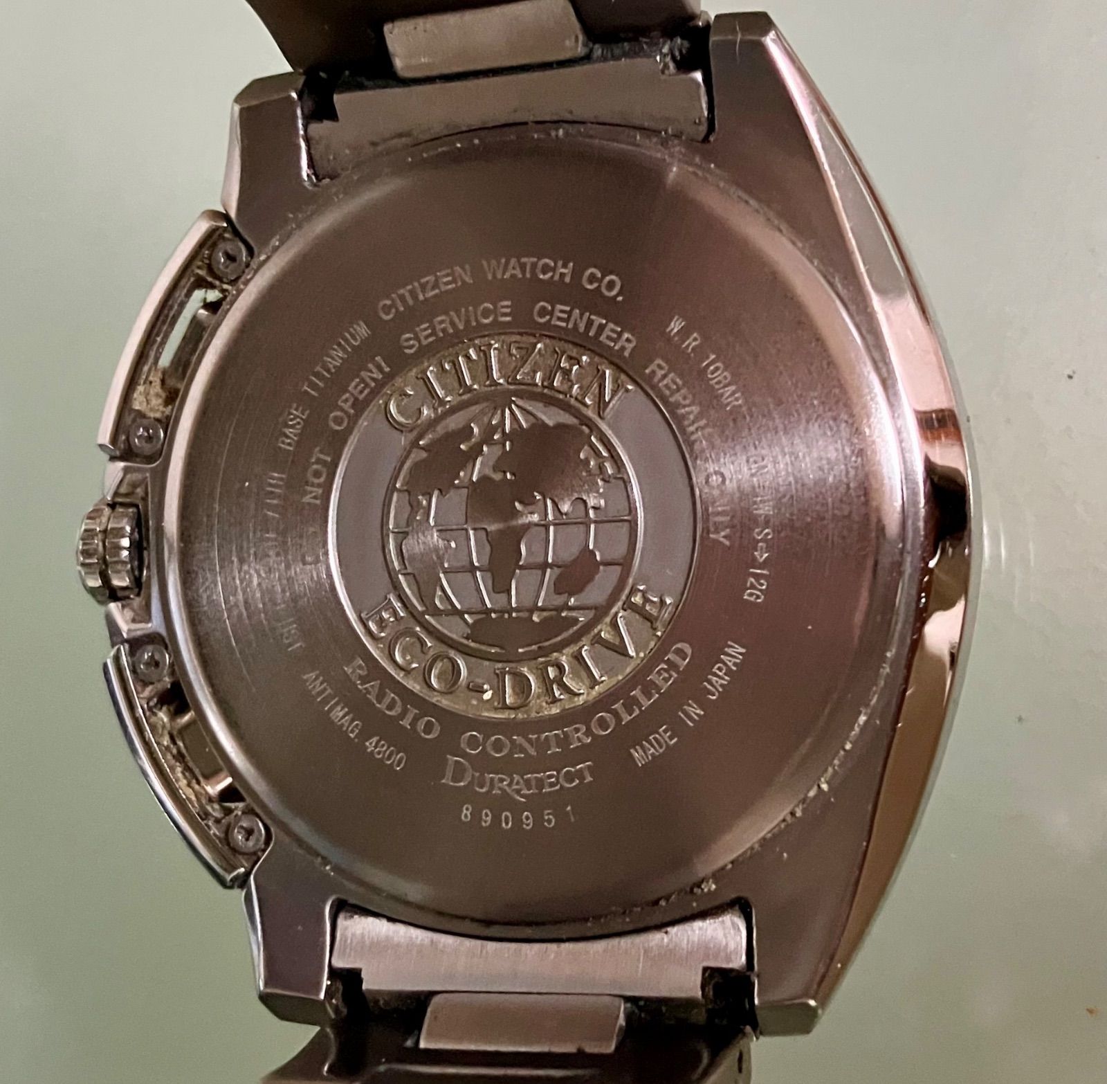☆稼働品☆CITIZEN シチズン/ATTESA アテッサ☆電波ソーラー☆チタン 