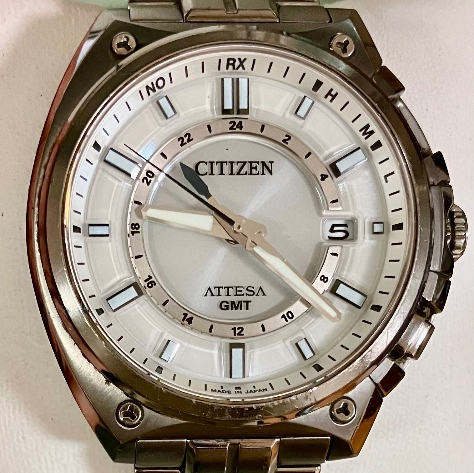 CITIZEN ATTESA シチズン アテッサ GMT 電波ソーラーチタン② 【公式通販】