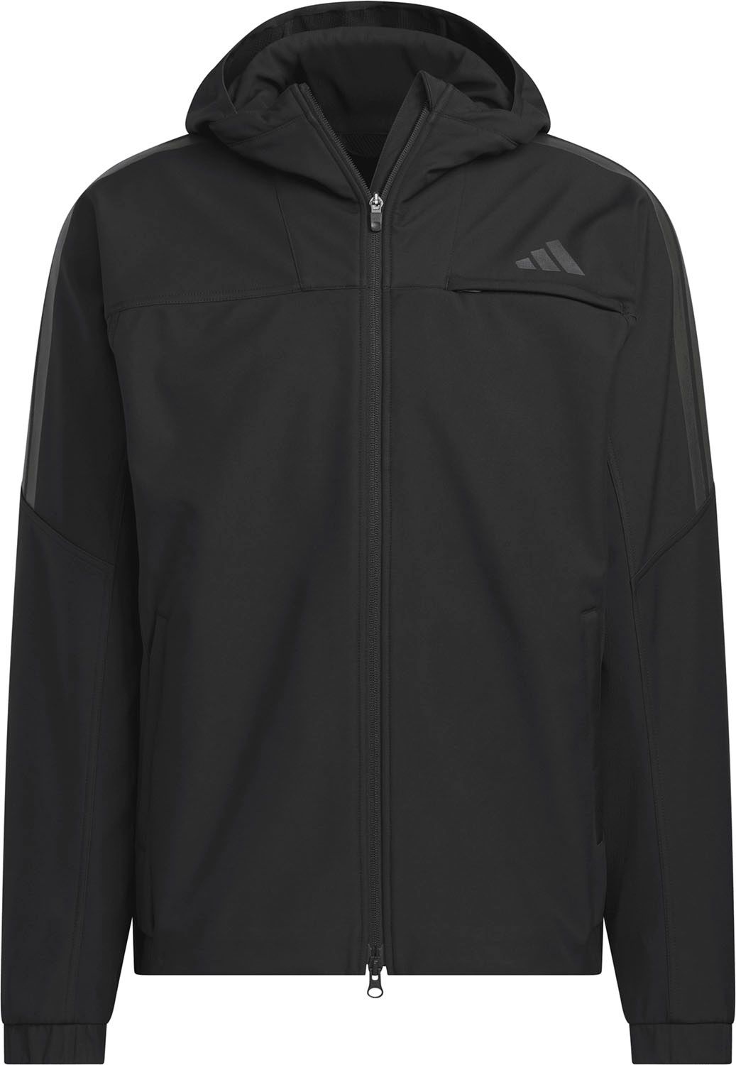 アディダス adidas スリーストライプス レギュラーフィット 圧着加工フリース フード付きウインドジャケット TC 478 KA 1305 オリーブストレータ