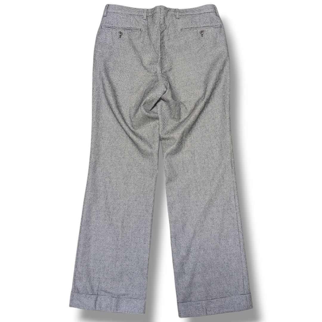 インコテックス　ウール　ライトグレー スラックス　裾ダブル　秋冬物 INCOTEX（インコテックス） ＜選べる3型＞ 秋冬春 31型 / 35型 / 67型