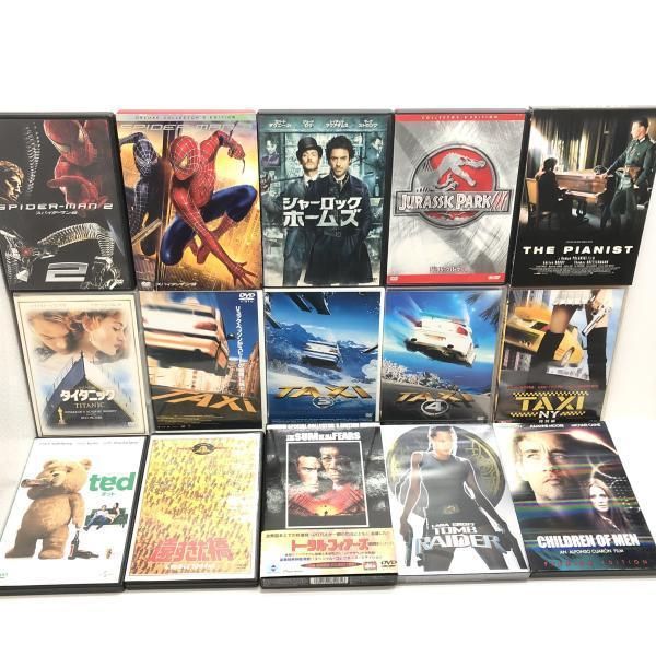 DVD 洋画、外国映画　50本セット　セル版 中古】まとめ現状品)洋画 50本セット(仮面の男、TAXIシリーズ、バイオ