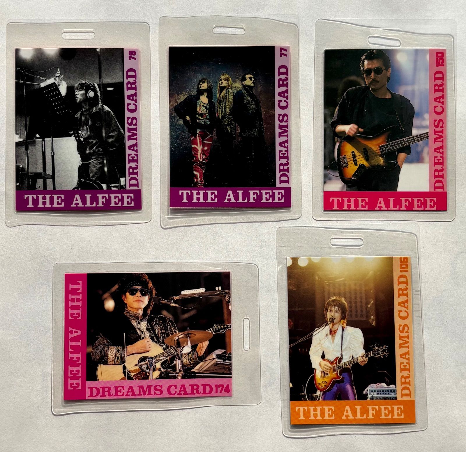 THE ALFEE グッズ DREAMS CARD トレカ 5枚セット -2 - メルカリ