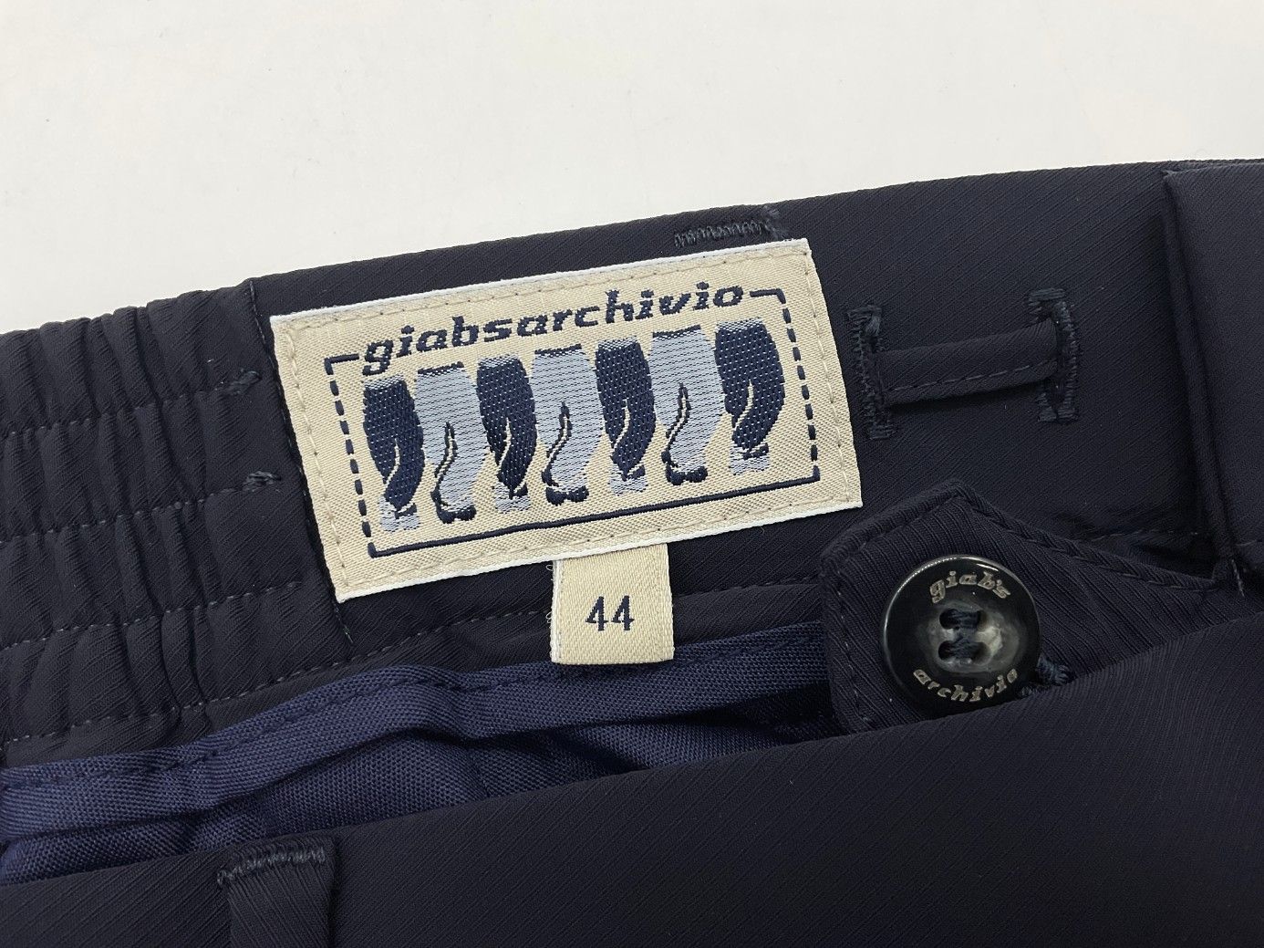 新品 44 giab's ARCHIVIO 永久クリース ストレッチスラックス 44 giab's ARCHIVIO 永久クリース ストレッチスラックス - メルカリ