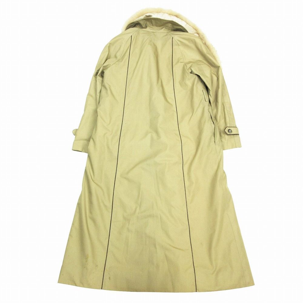 Diolen ディオレン トレンチコート ジャケット 毛皮 ティペット ボア