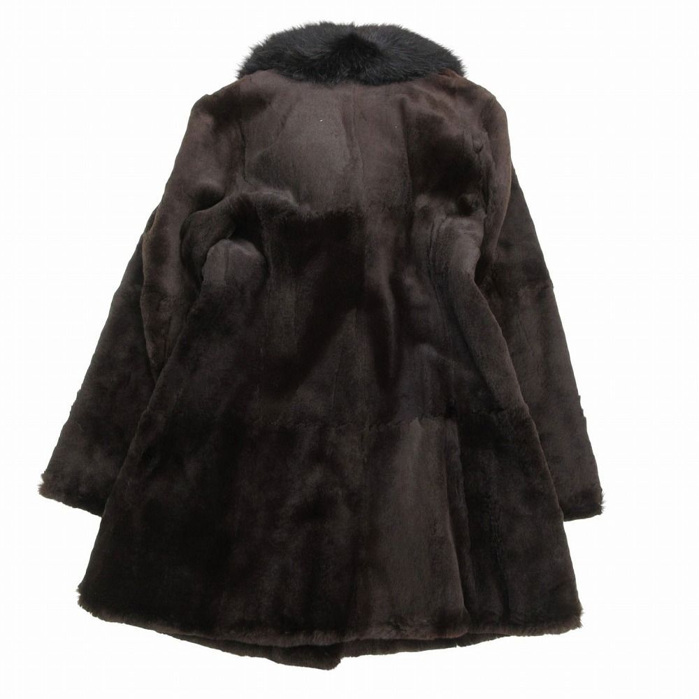 SILVER BLU IEMURA FUR 毛皮 コート ファー ジャケット ハーフ丈