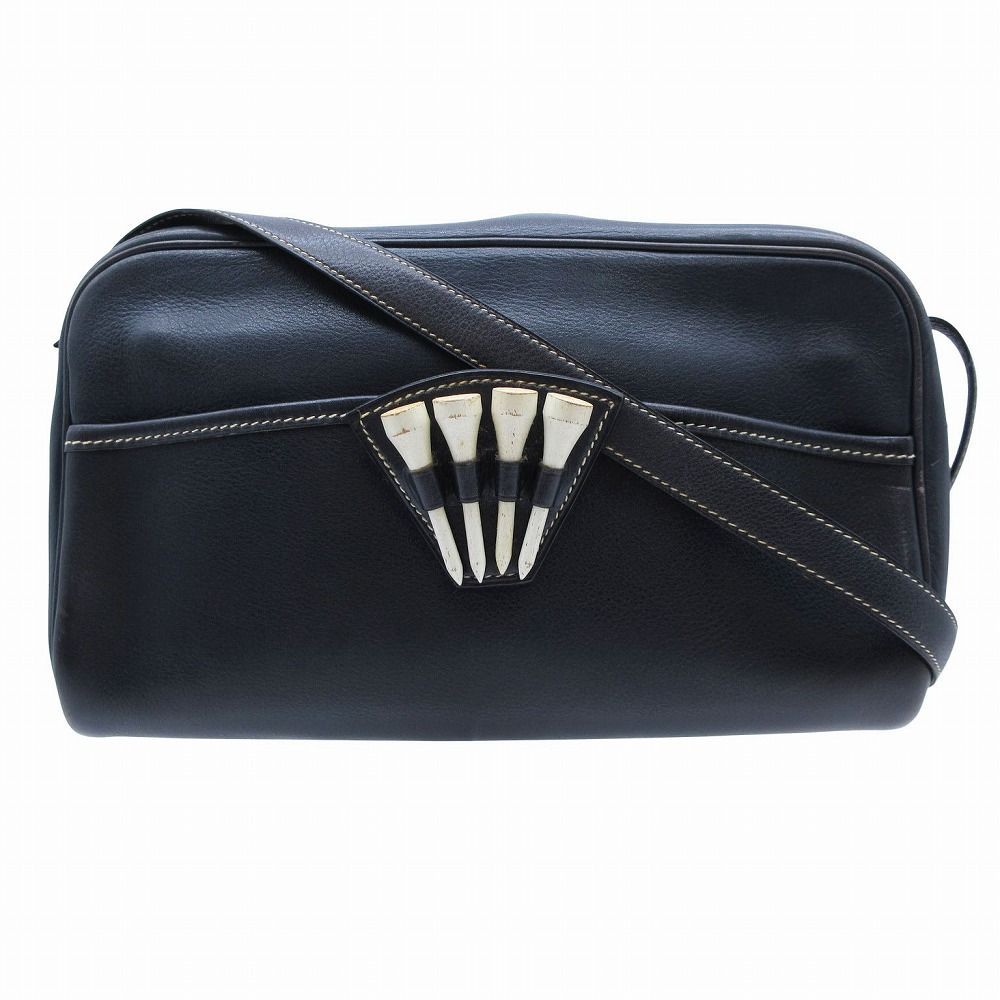 HERMES エルメス ヴィンテージ オールド ゴルフティー レザー 