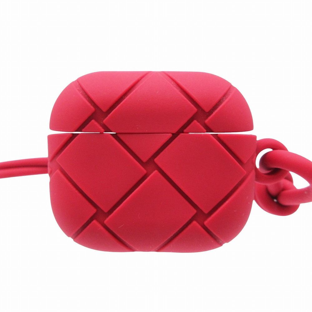BOTTEGA VENETA ボッテガヴェネタ Airpods ケース 第3世代 エアポッズ シリコン レッド TNT