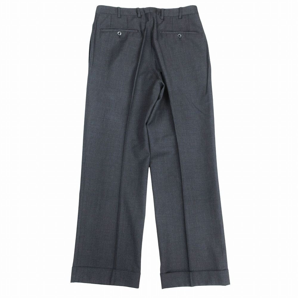 インコテックス　スラックス　チャコールグレー　中古美品　Lサイズ INCOTEX インコテックス スラックス パンツ SUPER 100s ウール