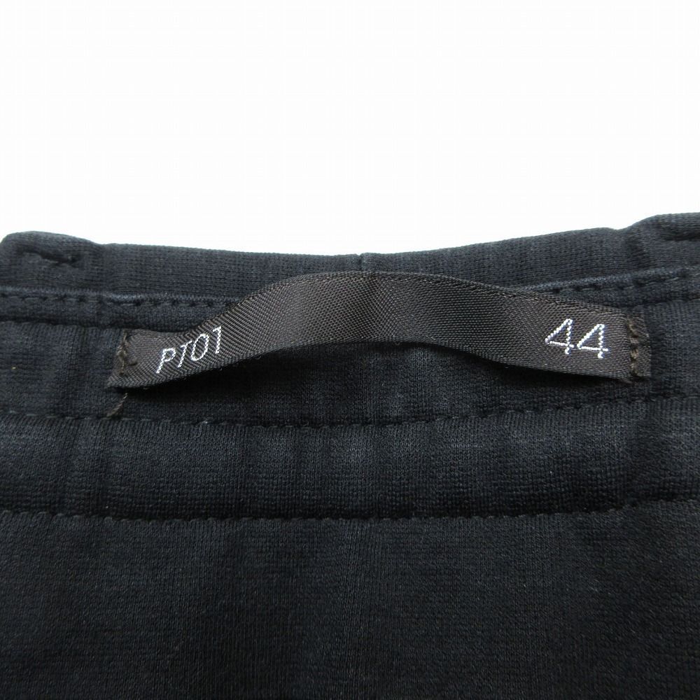 美品 近年 PT01 スラックス 永久クリース ストレッチ コットン 黒 44 美品 近年 PT01 スラックス 永久クリース ストレッチ コットン 黒 44