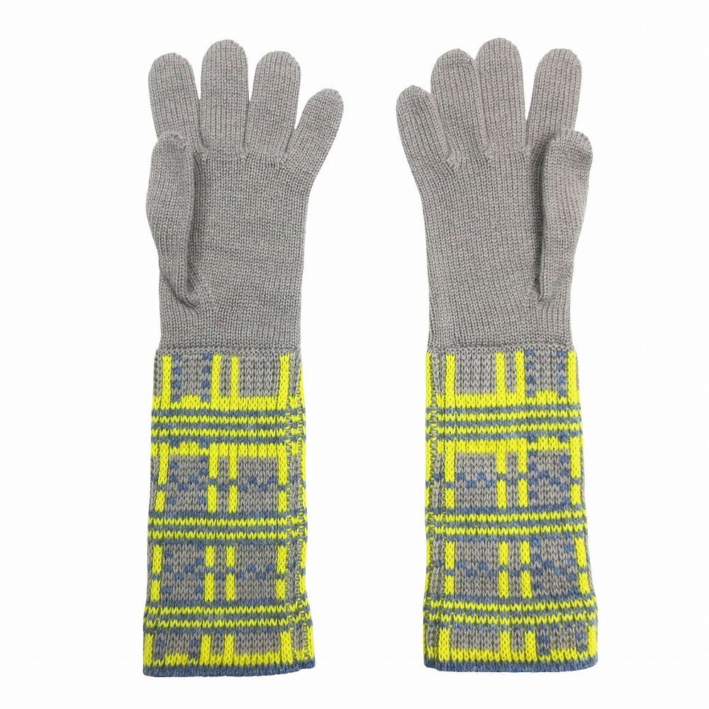 エルメス　カシミヤ100％ロング手袋　新品未使用タグ付き 極美品 HERMES エルメス カシミヤ100％ ロング 手袋 サロメ ニット