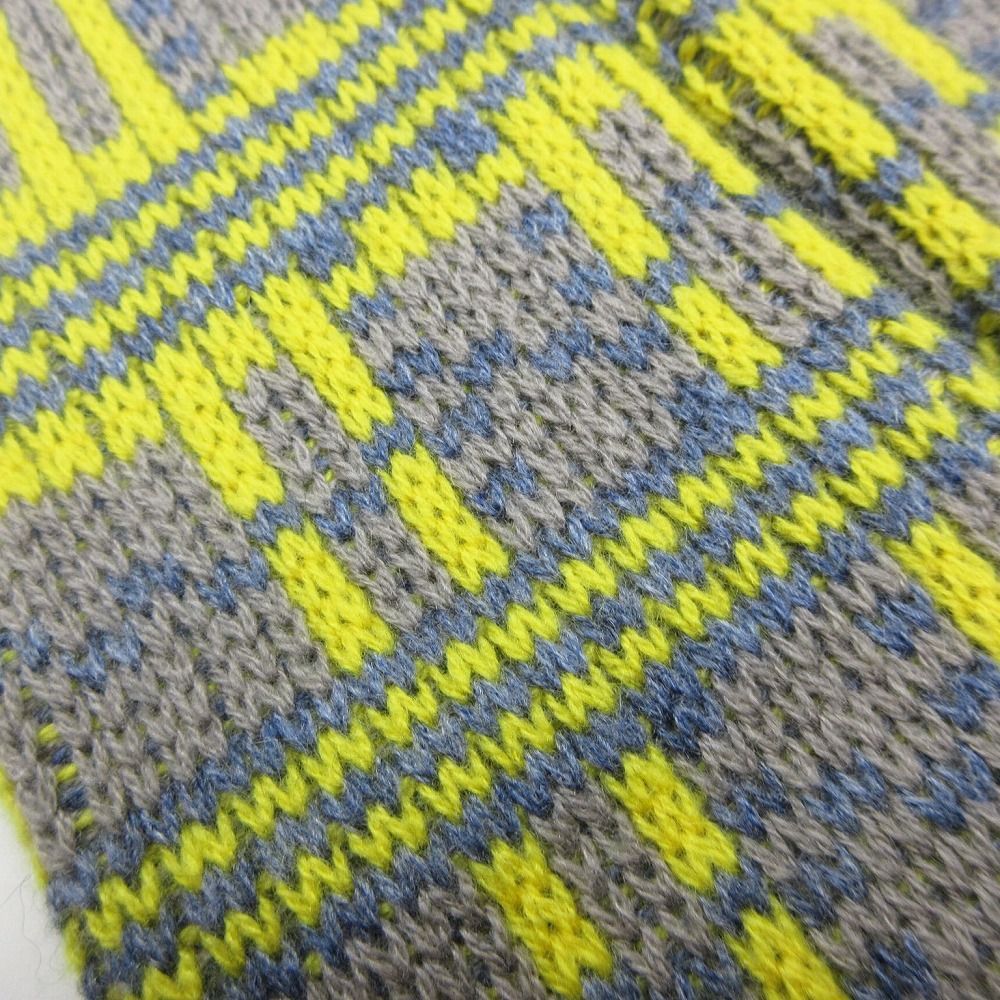 極美品 HERMES エルメス カシミヤ100％ ロング 手袋 サロメ ニット