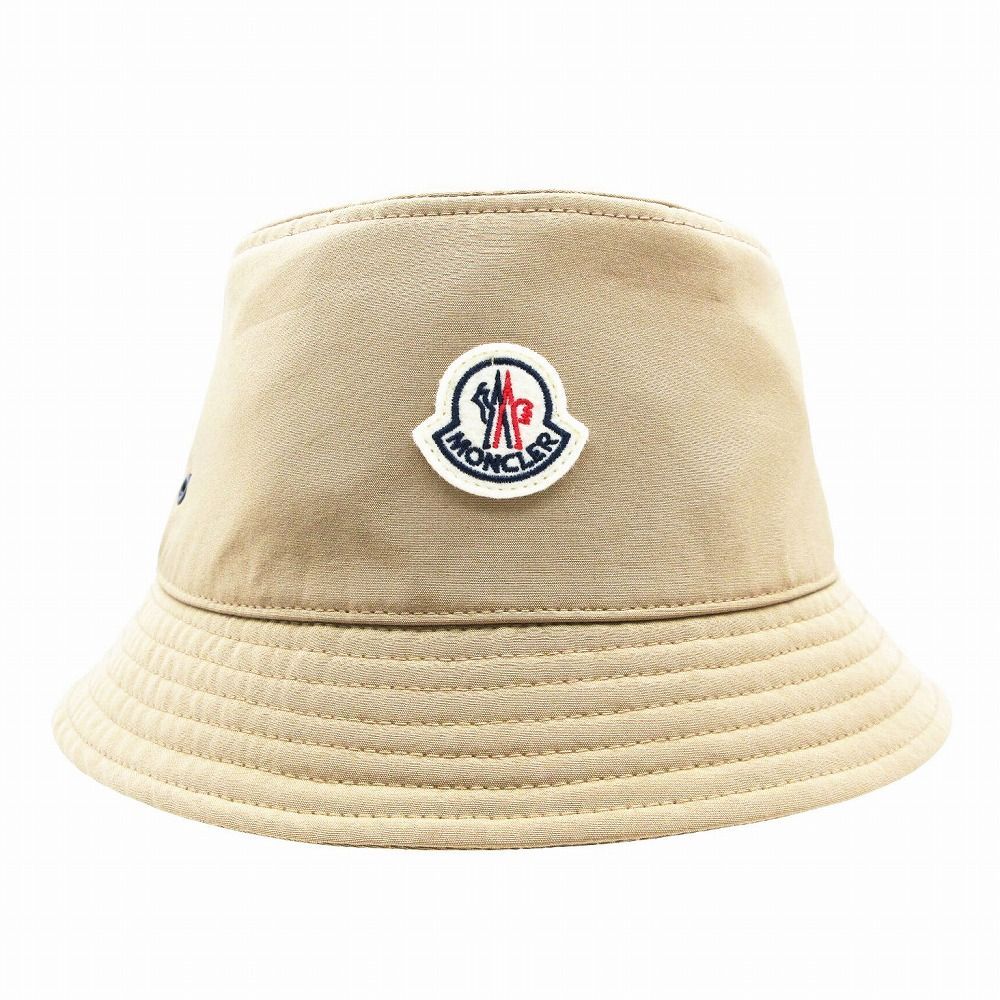 未使用品 MONCLER モンクレール ロゴワッペン バケットハット 帽子