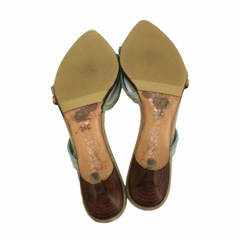 GUCCI グッチ インターロッキングG サンダル シューズ ライトブルー