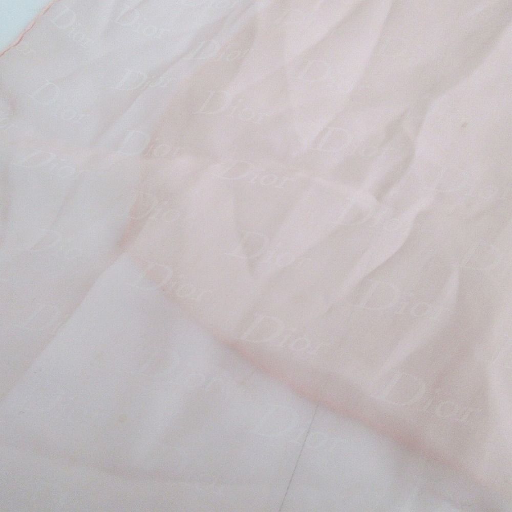 Christian dior クリスチャンディオール ロゴ総柄 大判 シルク